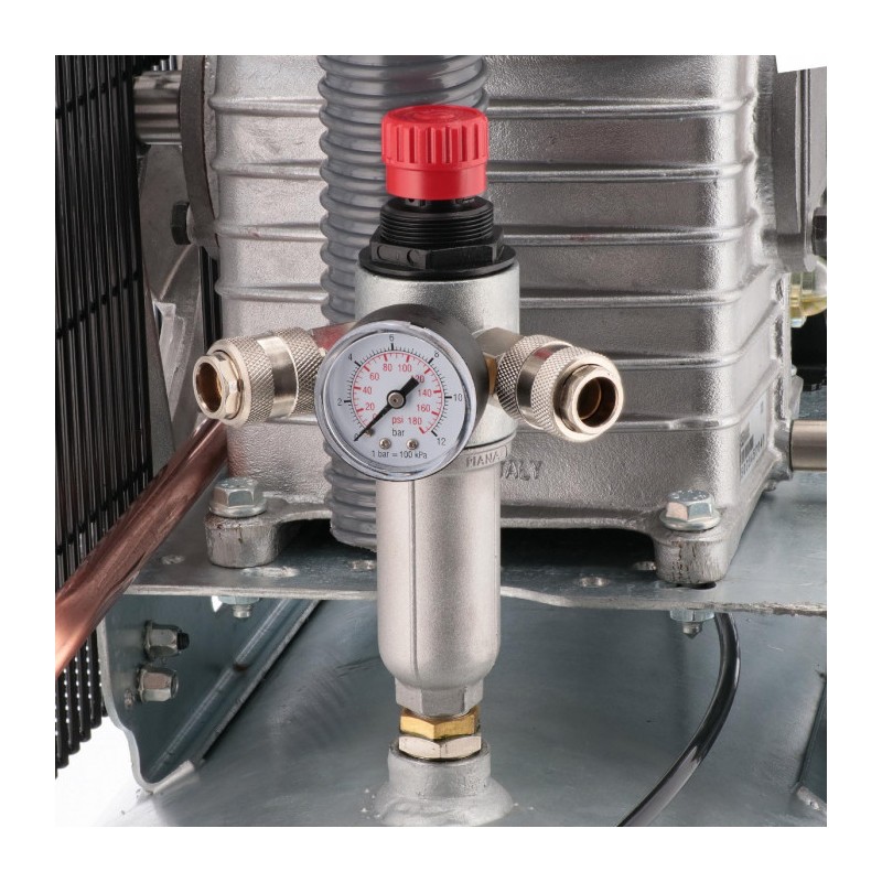 Kompresor dwutłokowy G 625-90 Pro 10 bar 4 KM/3 kW 400V 415 l/min 90 l galwanizowany