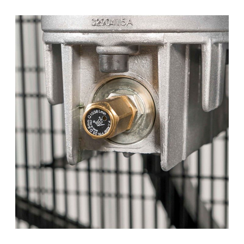 Kompresor dwutłokowy G 1500-500 SD Pro 14 bar 10 KM/7.5 kW 400V 596 l/min 500 l galwanizowany - połączenie gwiazda-trójkąt