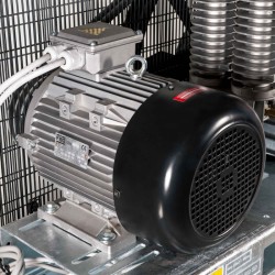 Kompresor dwutłokowy G 1500-500 SD Pro 14 bar 10 KM/7.5 kW 400V 596 l/min 500 l galwanizowany - połączenie gwiazda-trójkąt