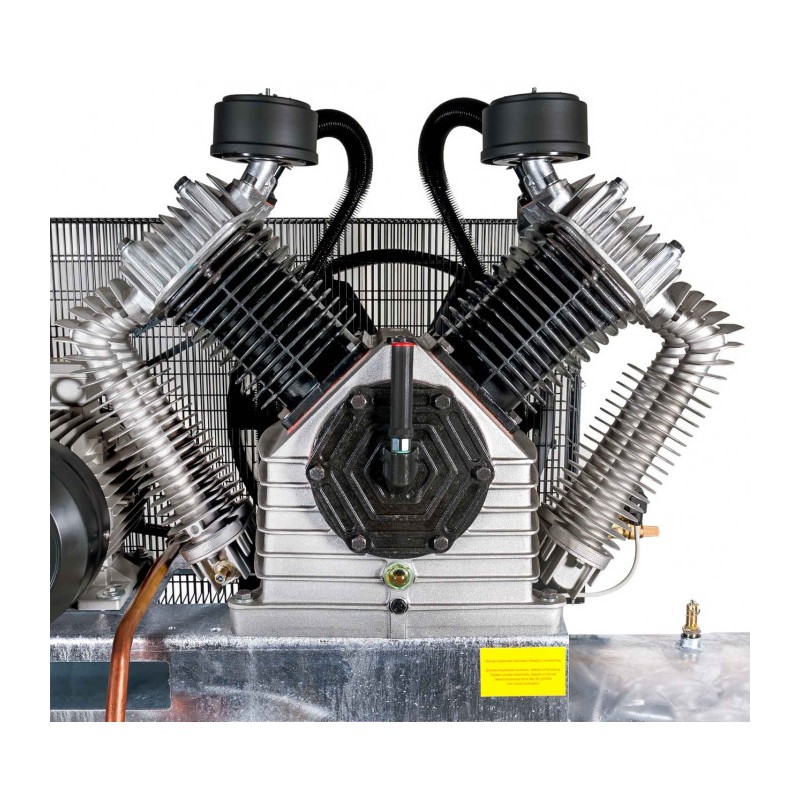 Kompresor G 2500-500 SD Pro 11 bar 20 KM/15 kW 400V 1420 l/min 500 l galwanizowany - połączenie gwiazda-trójkąt