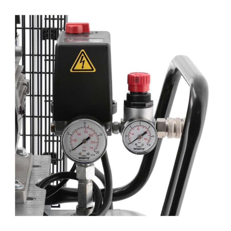 Kompresor dwutłokowy G 700-90 Pro 11 bar 5.5 KM/4 kW 400V 476 l/min 90 l galwanizowany