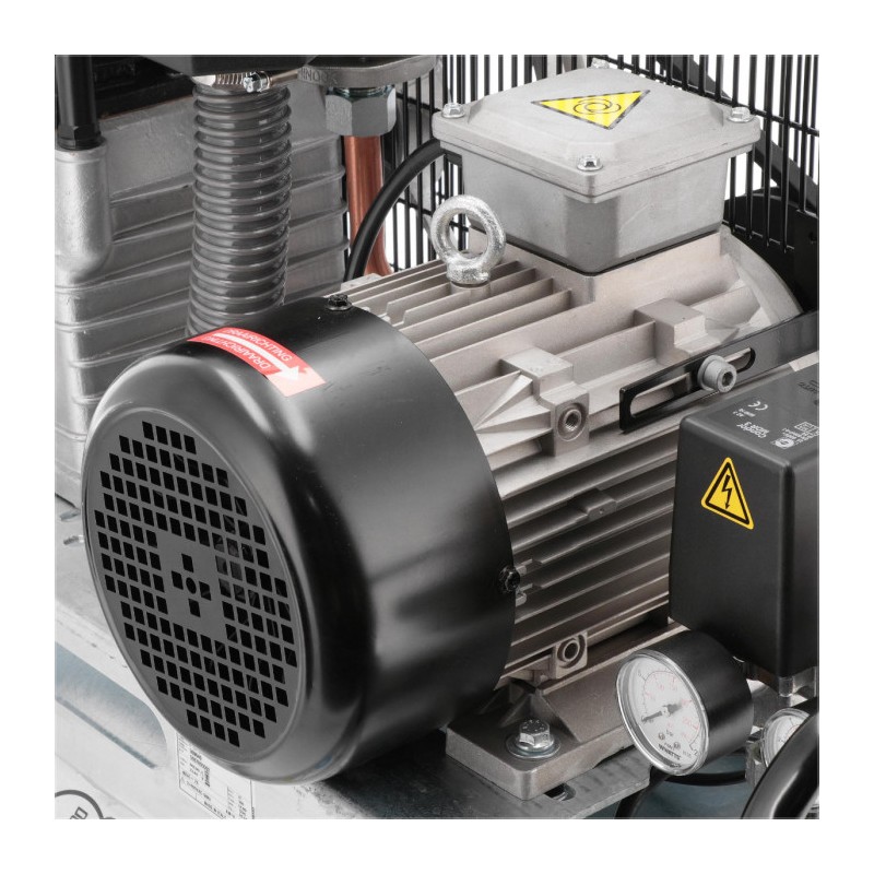 Kompresor dwutłokowy G 700-90 Pro 11 bar 5.5 KM/4 kW 400V 476 l/min 90 l galwanizowany