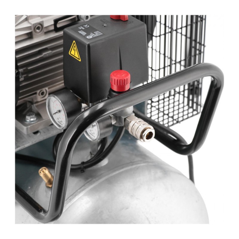 Kompresor dwutłokowy G 700-90 Pro 11 bar 5.5 KM/4 kW 400V 476 l/min 90 l galwanizowany