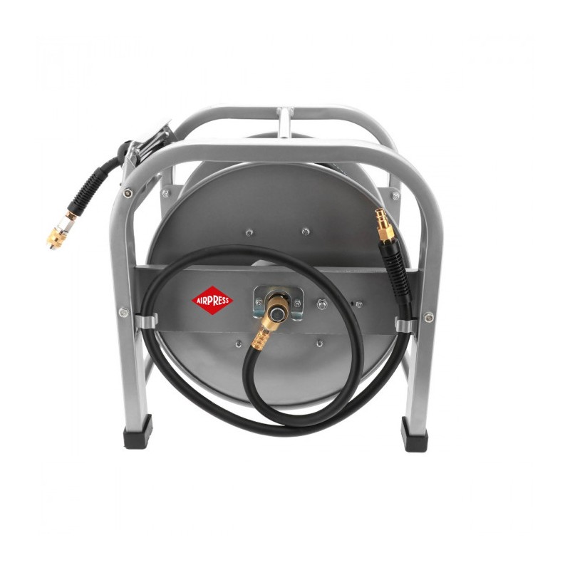 Wąż pneumatyczny na bębnie automatyczny podłogowy 1/4" 30 m 8 x 14 mm 20 bar