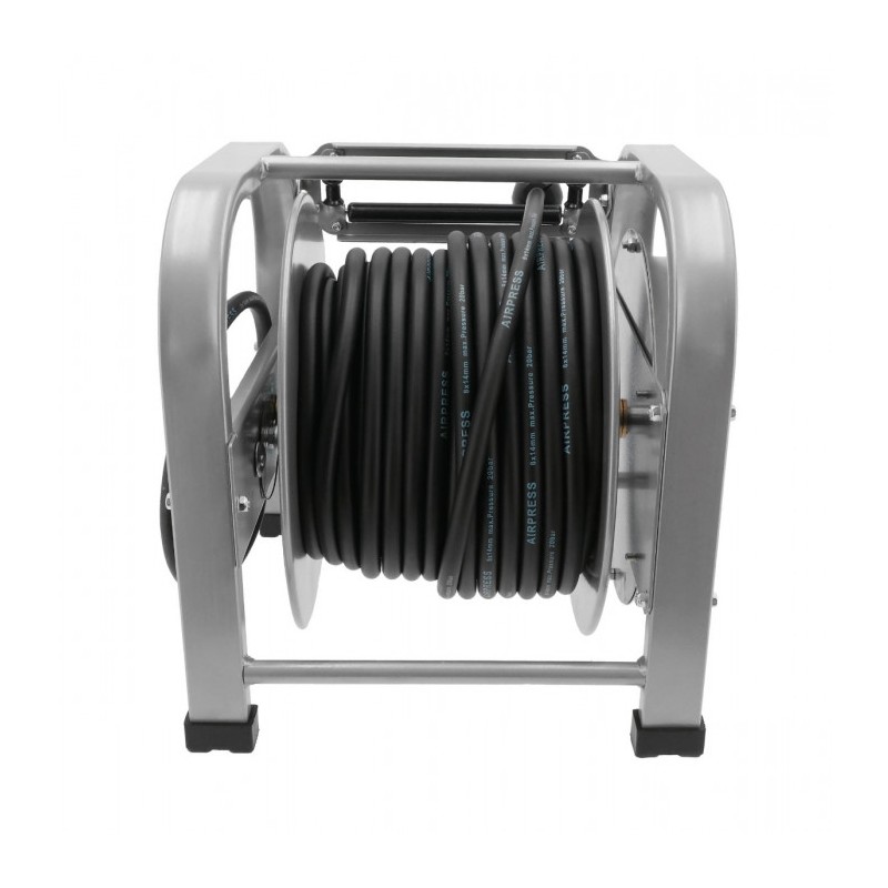 Wąż pneumatyczny na bębnie automatyczny podłogowy 1/4" 30 m 8 x 14 mm 20 bar