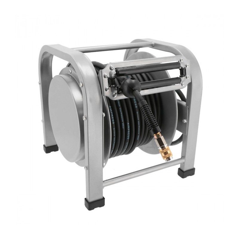 Wąż pneumatyczny na bębnie automatyczny podłogowy 1/4" 30 m 8 x 14 mm 20 bar