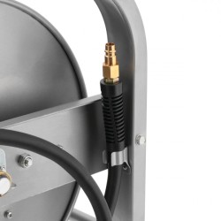 Wąż pneumatyczny na bębnie automatyczny podłogowy 1/4" 30 m 8 x 14 mm 20 bar