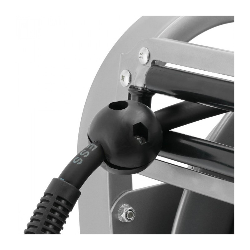 Wąż pneumatyczny na bębnie automatyczny podłogowy 1/4" 30 m 8 x 14 mm 20 bar