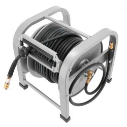 Wąż pneumatyczny na bębnie automatyczny podłogowy 1/4" 30 m 8 x 14 mm 20 bar