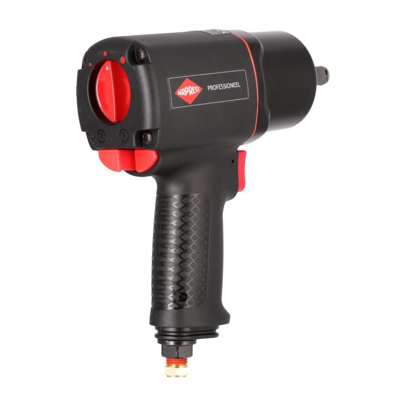 Klucz udarowy pneumatyczny 1/2" 1800 Nm 8000 obr./min 6.2 bar +/- 225 l/min złącze wtykowe