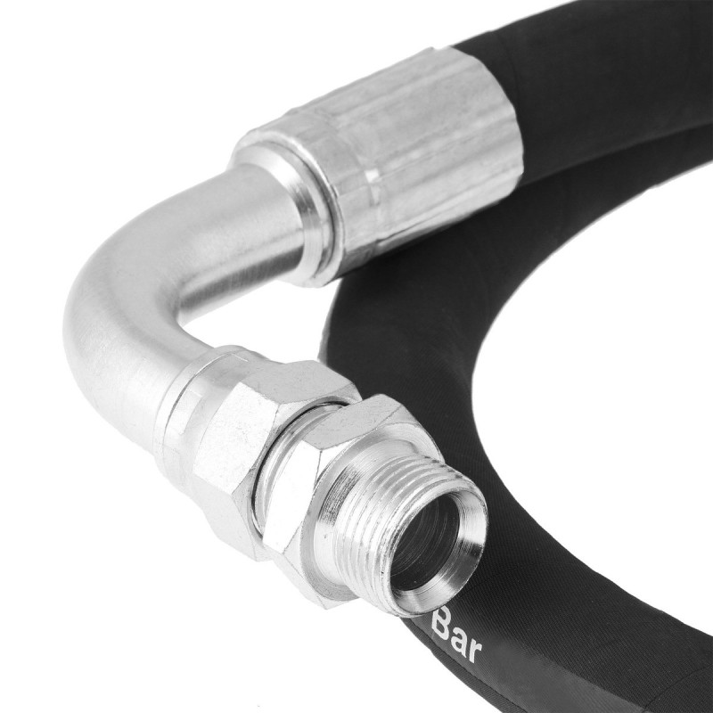 Wąż wysokociśnieniowy 3/4" 1 m 105 bar - końcówka prosta + kątowa
