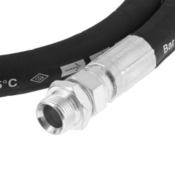 Wąż wysokociśnieniowy 3/4" 1 m 105 bar - końcówka prosta + kątowa