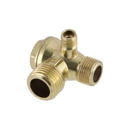 Zawór zwrotny do kompresora 1/2" x 3/8" x 1/8" (do modeli 24l, 50l,100l)