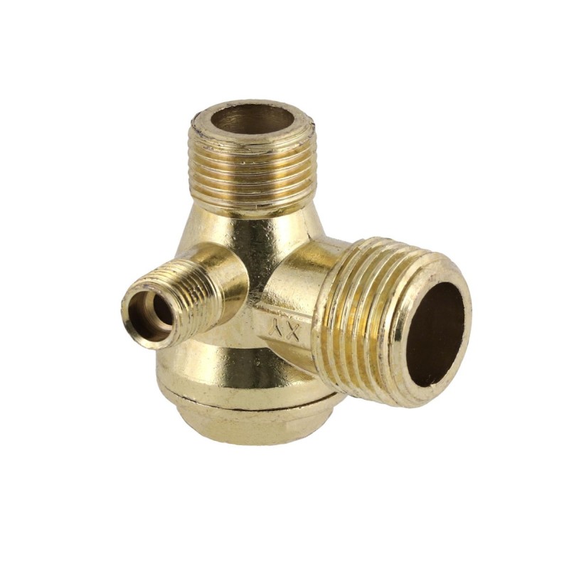 Zawór zwrotny do kompresora 1/2" x 3/8" x 1/8" (do modeli 24l, 50l,100l)
