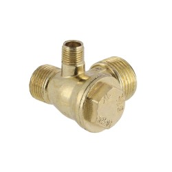 Zawór zwrotny do kompresora 1/2" x 3/8" x 1/8" (do modeli 24l, 50l,100l)