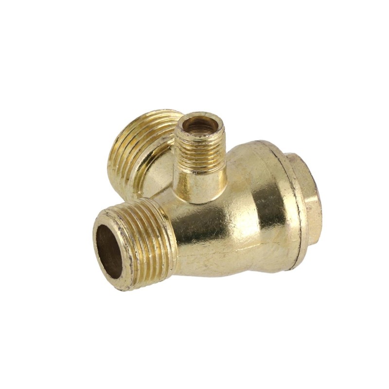 Zawór zwrotny do kompresora 1/2" x 3/8" x 1/8" (do modeli 24l, 50l,100l)