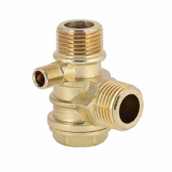 Zawór zwrotny do kompresora pionowego 1/2" x 1/2" x 1/8" (do modeli 50l)