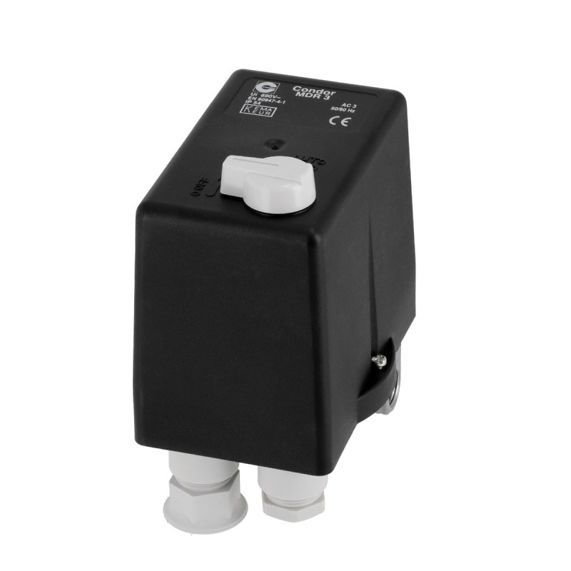 Wyłącznik ciśnieniowy CONDOR 400V 1/2" 16 bar 10A z zabezpieczeniem termicznym