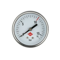 Manometr 63 mm 1/4" 0-16 bar - przyłącze tylne