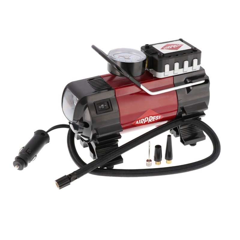 Mini kompresor samochodowy 12V 7 bar 0.19 KM/0.14 kW 27 l/min bezolejowy | bezzbiornikowy