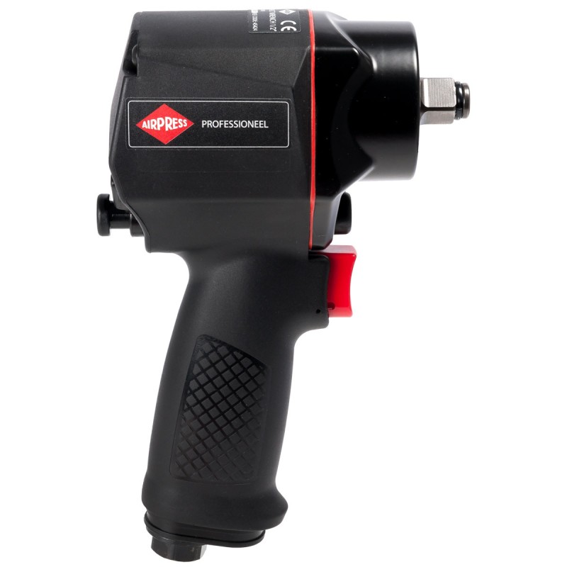 Klucz udarowy pneumatyczny 1/2" kompaktowy 1400 Nm 10000 obr./min 6.2 bar +/- 225 l/min złącze wtykowe