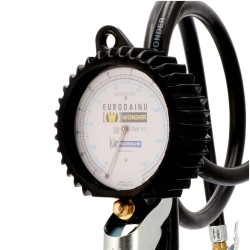 Profesjonalny pistolet do pompowania z manometrem wąż 1.5 m 15 bar