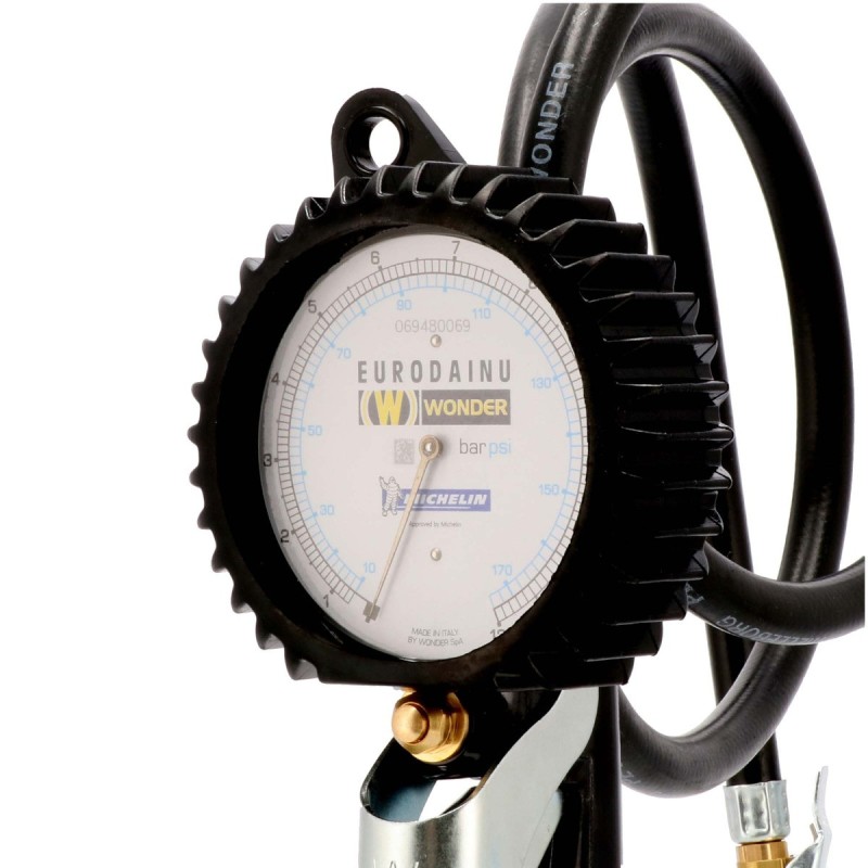 Profesjonalny pistolet do pompowania z manometrem wąż 1.5 m 15 bar