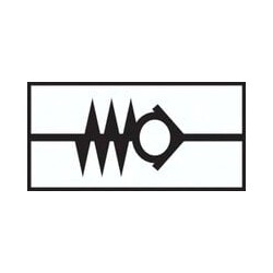 Zawór zwrotny NPT 1-1/4", PN 16, wersja lekka, stal nierdzewna 1.4401