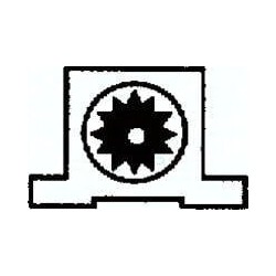 Wibrator turbinowy, 8.610 N, 8.000 obr./min (Standard)