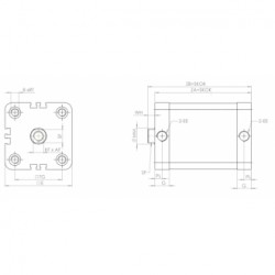 SIŁOWNIK ISO 21287 FI20/25 Z MAGNESEM KOMPAKT G.WEW
