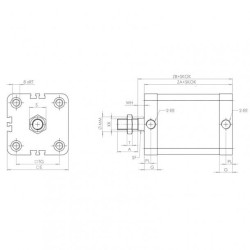 SIŁOWNIK ISO 21287 FI32/80 Z MAGNESEM KOMPAKT G.ZEW
