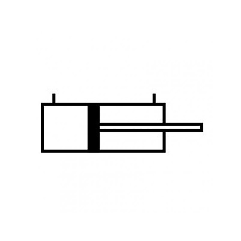 SIŁOWNIK ISO 21287 FI32/80 Z MAGNESEM KOMPAKT G.ZEW