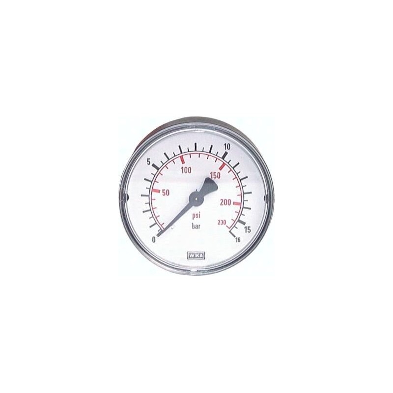 Wakuometr, D63, poziomy, -1 do 1,5