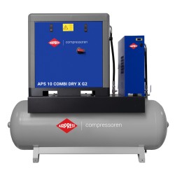 Kompresor śrubowy APS 10 Combi Dry X G2 10 bar 10 KM/7.5 kW 970 l/min 500 l