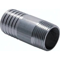 Sztucer gwintowany R 1/2 GZ, stal nierdzewna (AISI316)