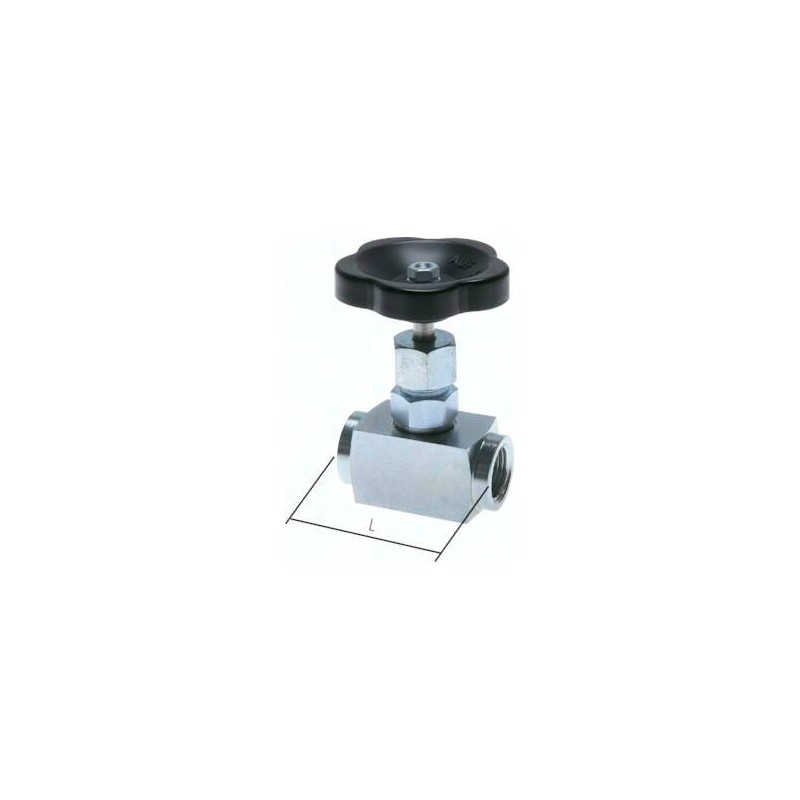Zawór odcinający iglicowy hydrauliczny G 1-1/2", PN120, stal ocynkowana